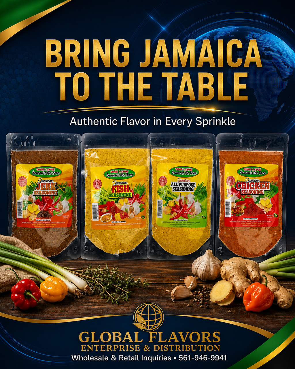 One Love Jamaican Chicken Seasoning