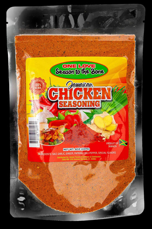 One Love Jamaican Jerk Seasoning 8oz package front