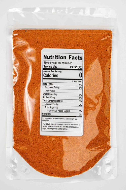 One Love Jamaican Jerk Seasoning nutrition facts label